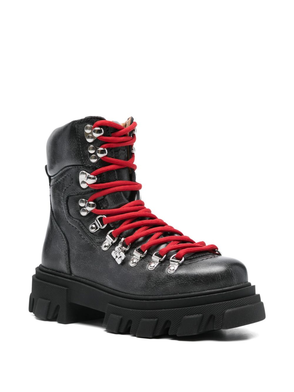 lace-up lug-sole boots - 2