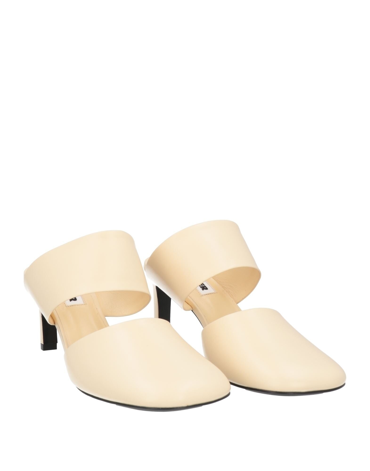 Cream Women's Mules And Clogs - 2