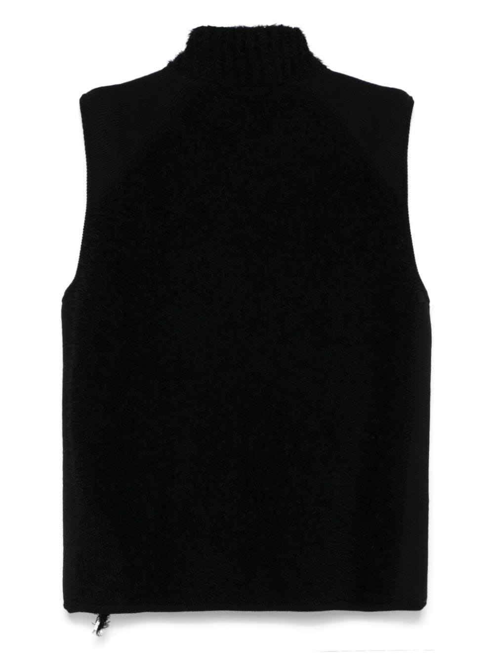brushed-effect gilet - 2