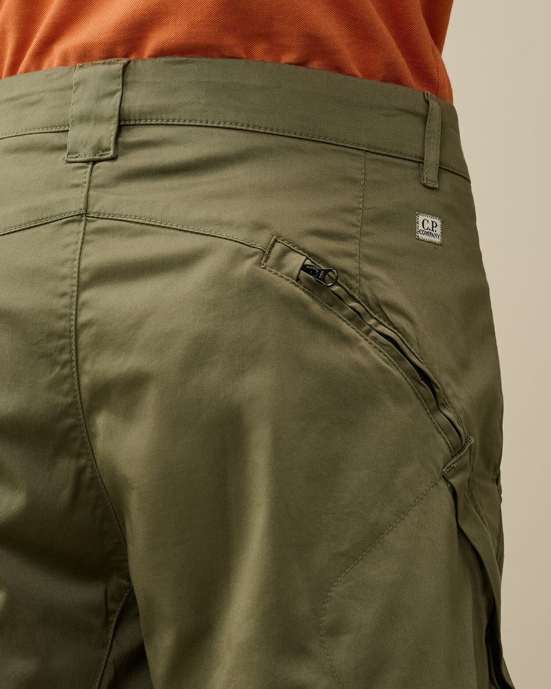 Stretch Sateen Utility Shorts 5