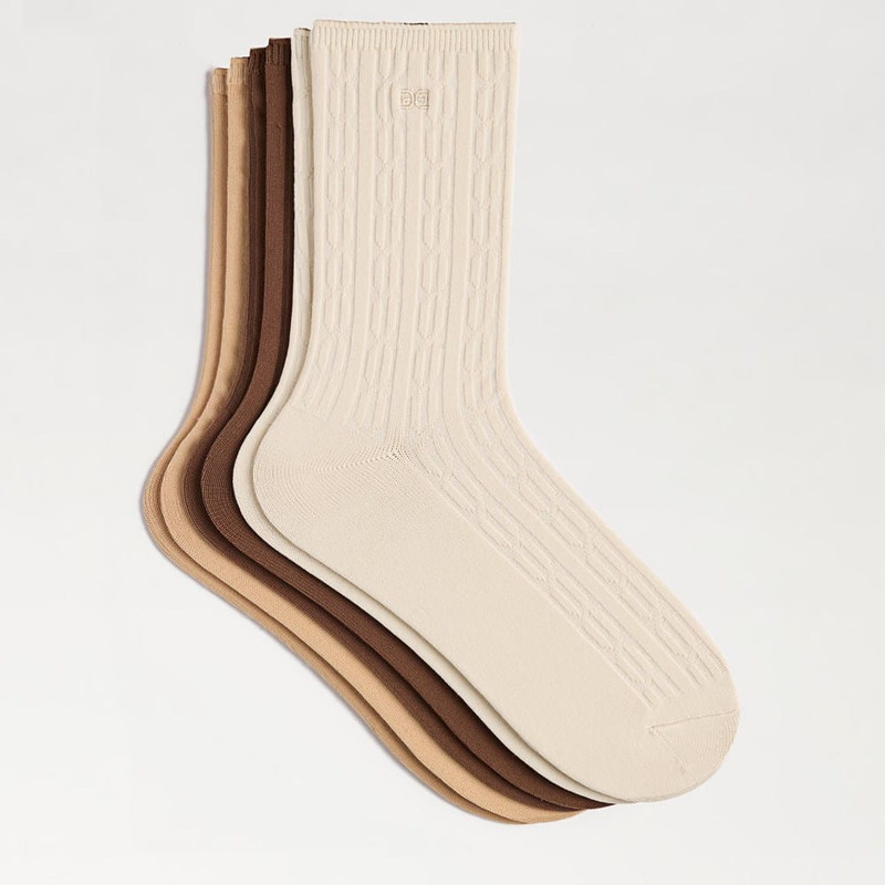 3 Pack Texture Rib Crew 7