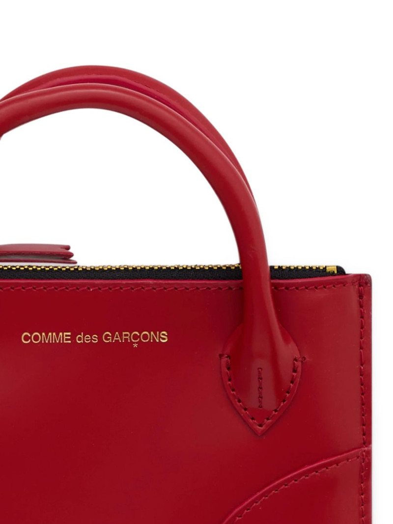Comme Des Garçons top handle zip wallet outlook