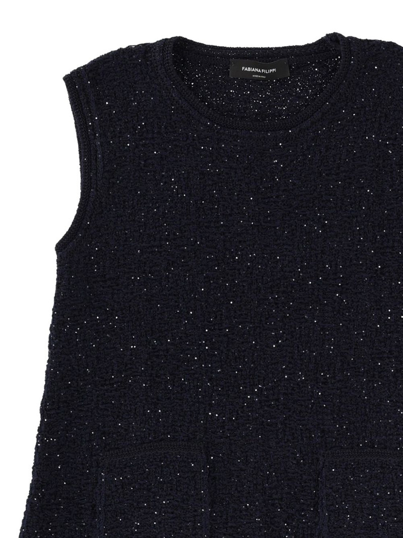 FABIANA FILIPPI bouclé shift mini dress outlook