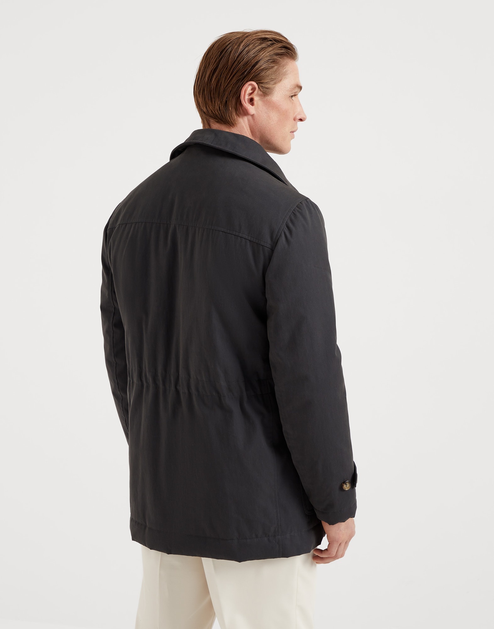 Techno cotton gabardine outerwear jacket with Thermore® padding - 2