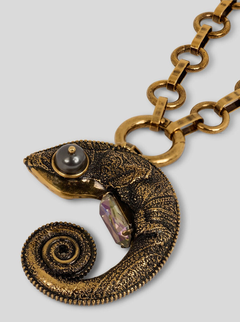NECKLACE WITH ARNICA CHAMELEON AND CRYSTALS 3