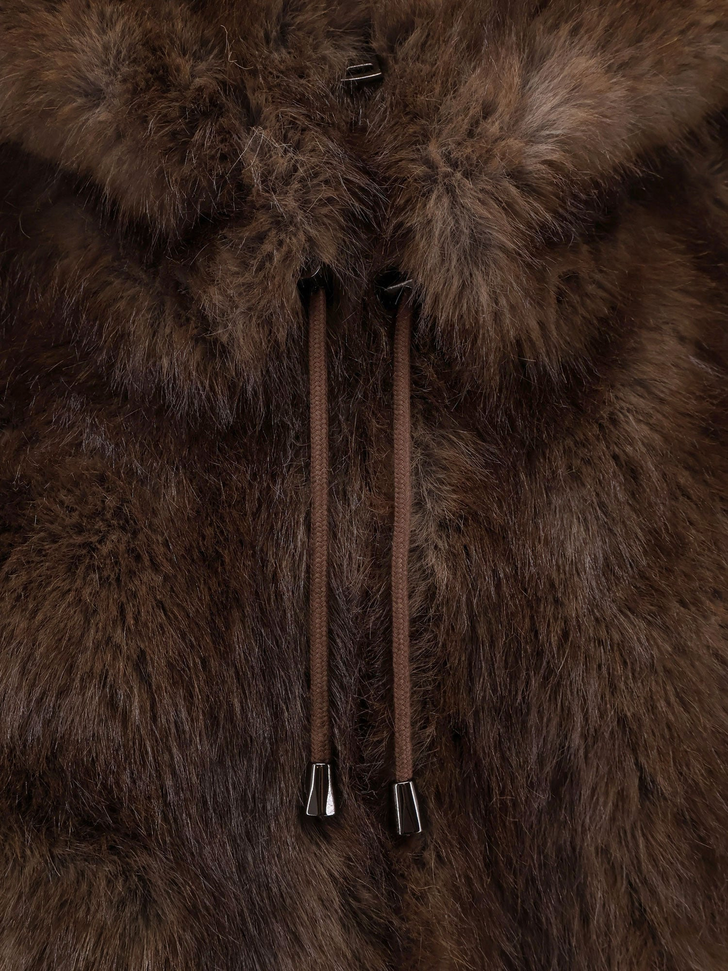 VALENTINI 1972 - Valentini 1972 Sleeveless Faux Fur Jacket - 3