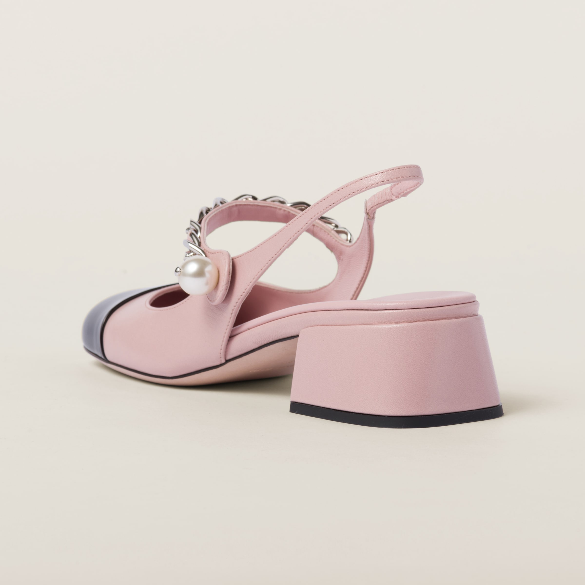 Leather slingback pumps - 2