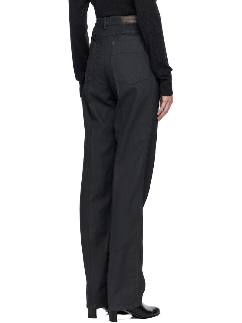 Black High Waisted Straight Jeans 3
