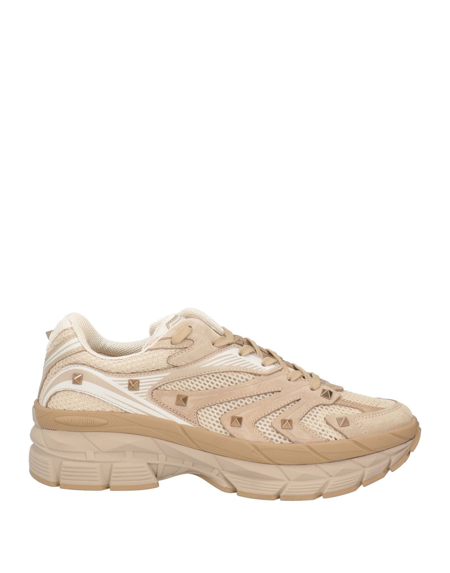 Beige Men's Sneakers - 1