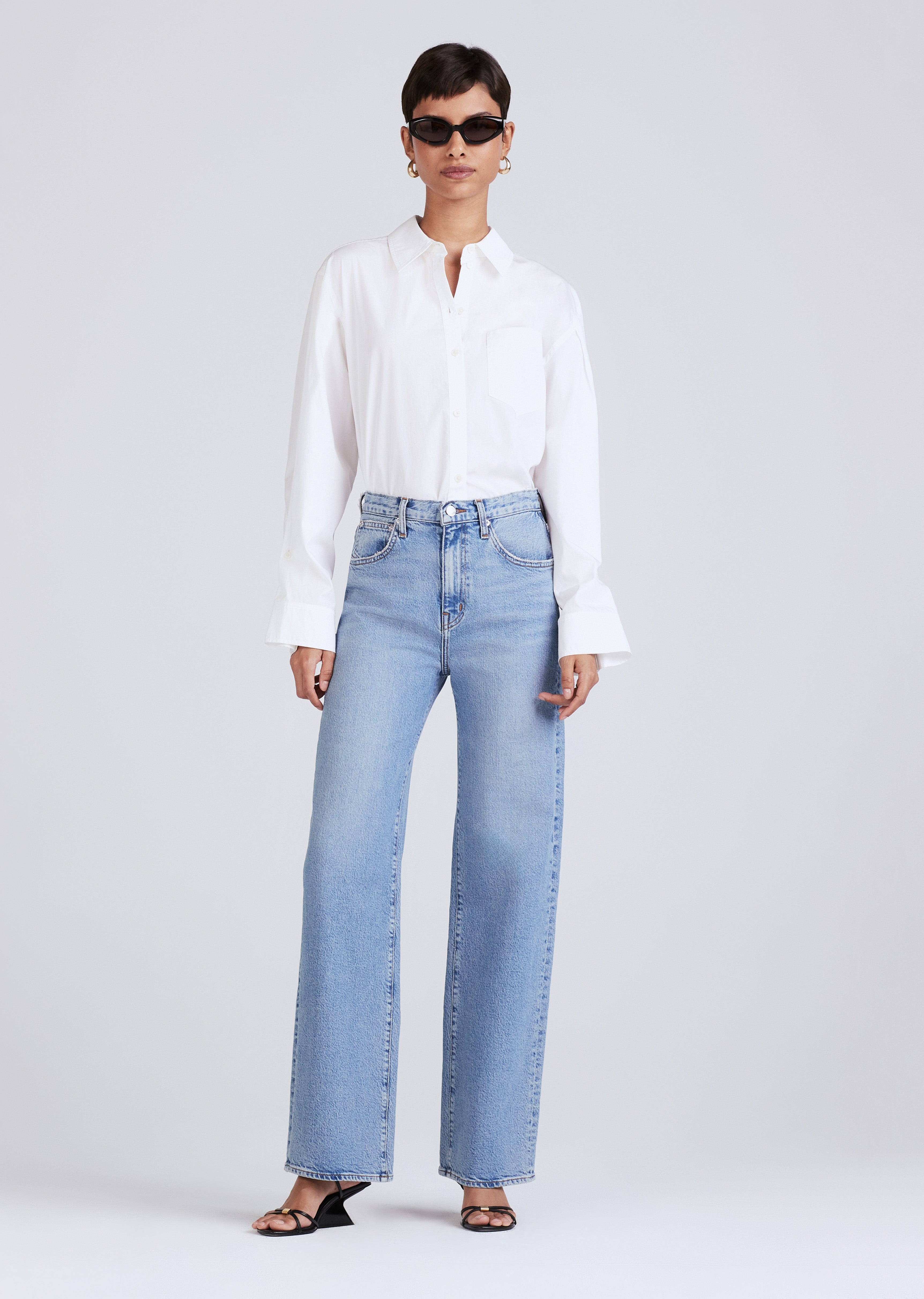 FAYE HIGH RISE TAILORED WIDE LEG - 1