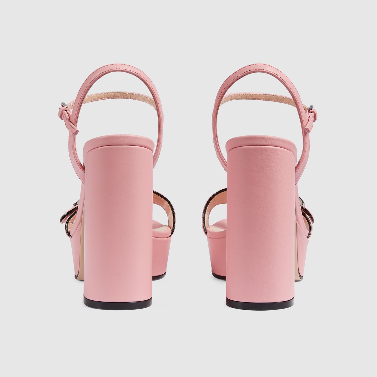 Women's platform sandal with Double G - 4