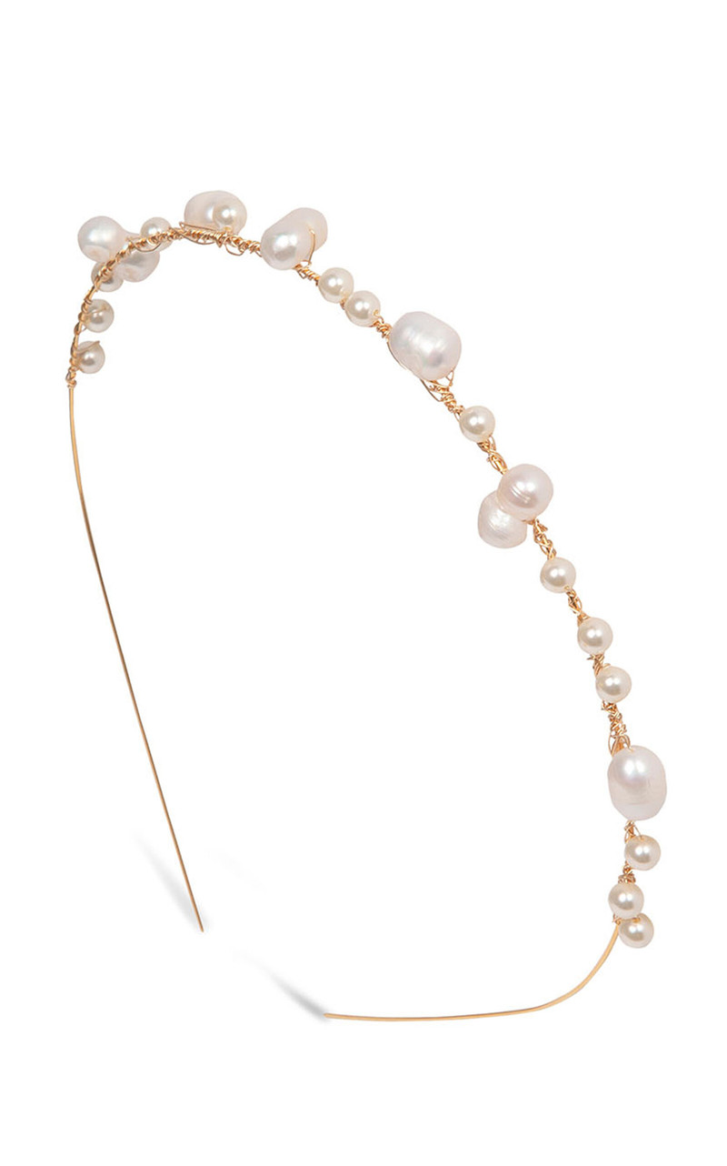 Tasha Pearl Headband ivory 1