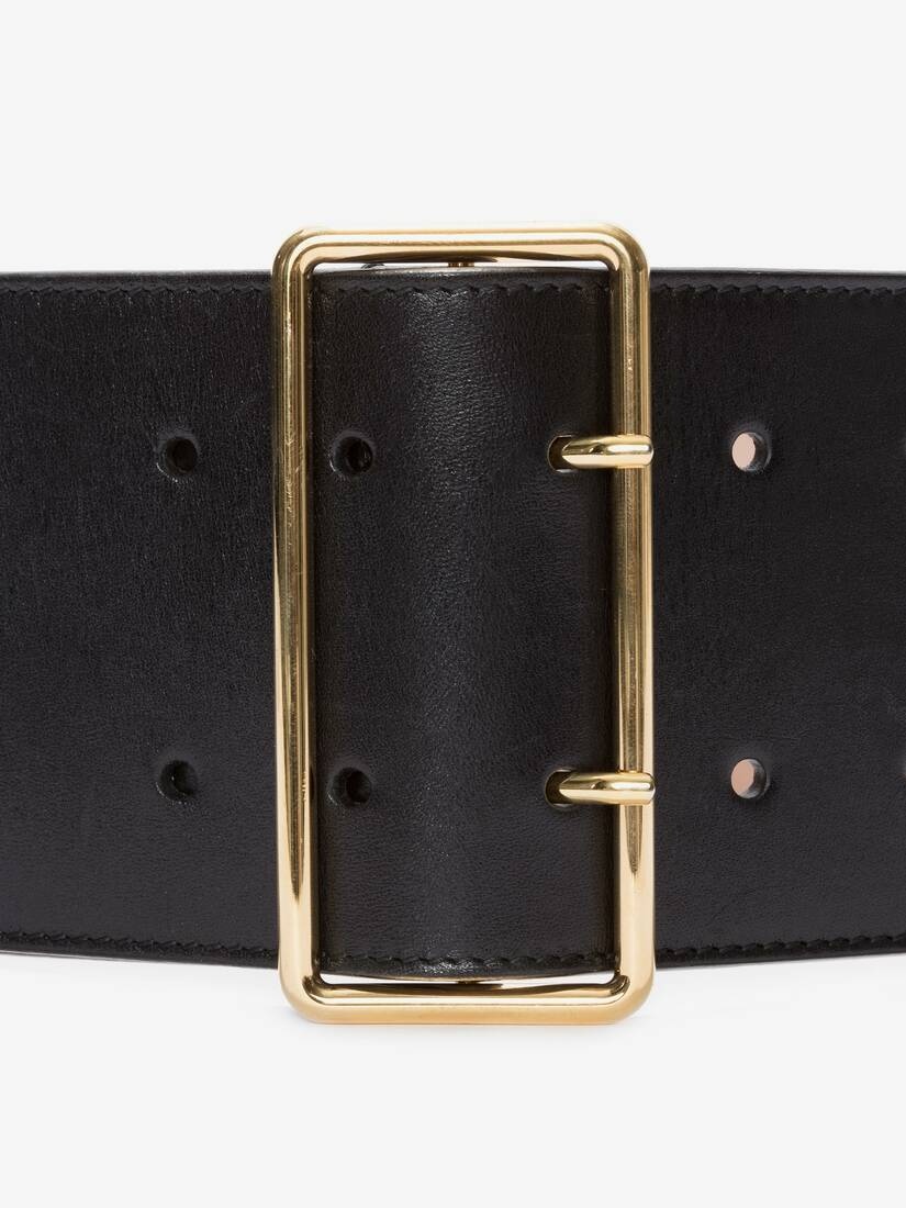 Military Belt in Black - 3