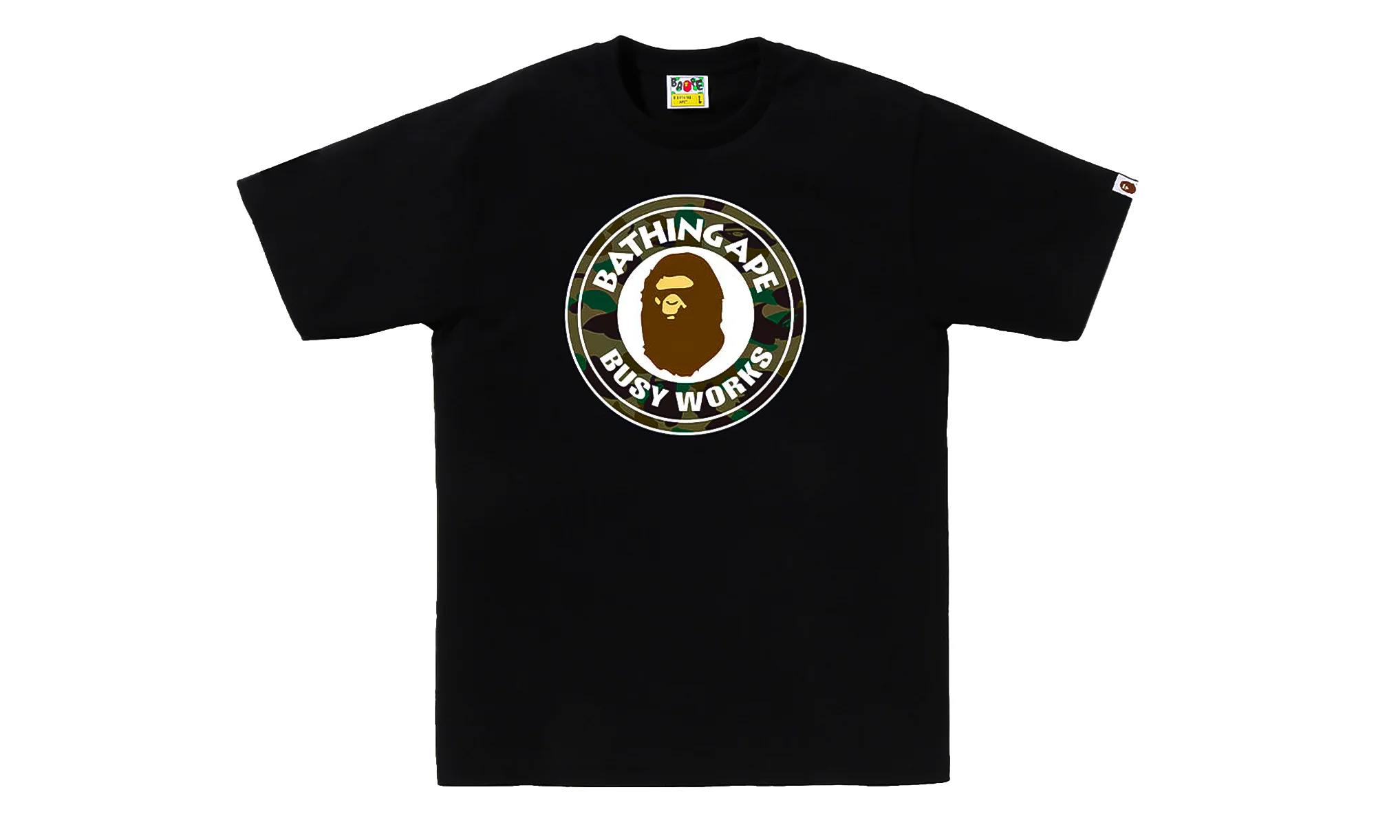 1st Camo Busy Works Tee "Black / Green" 0ZXTEM014101Q BKM - 1