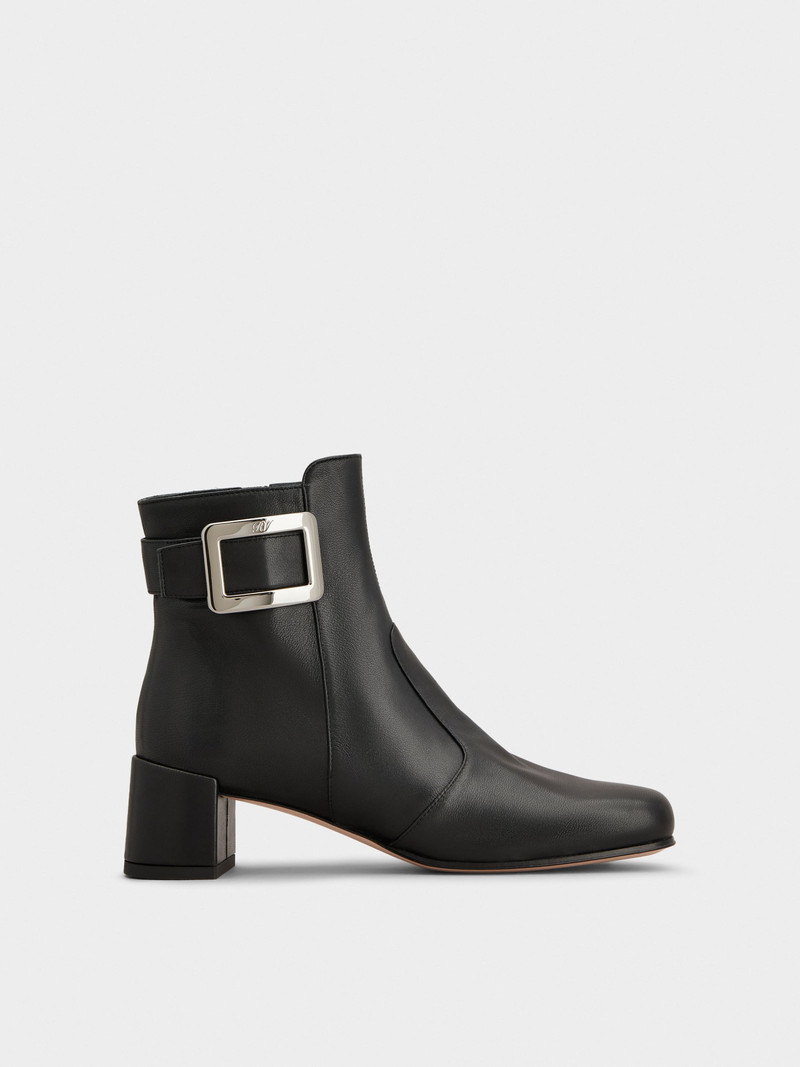 Polly Booties in leather 1