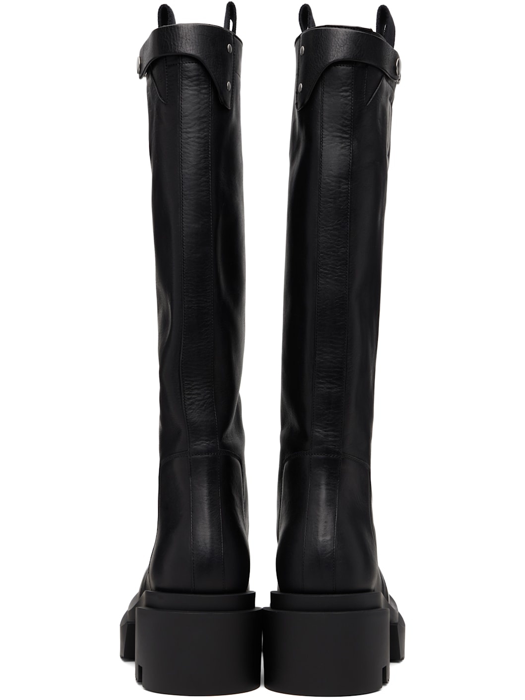 Black Concordians Pull On Mega Tractor Boots - 2