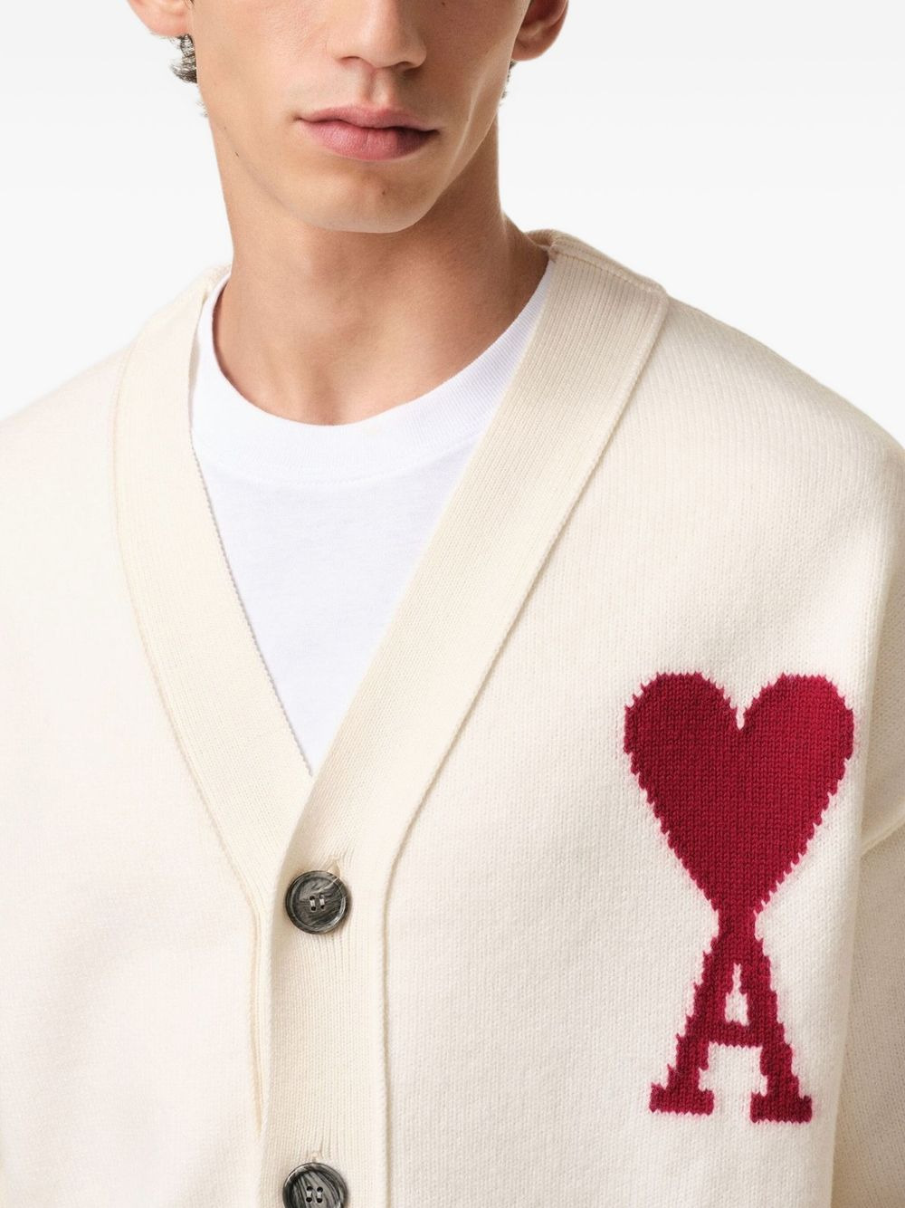 Ami de Coeur wool cardigan - 5