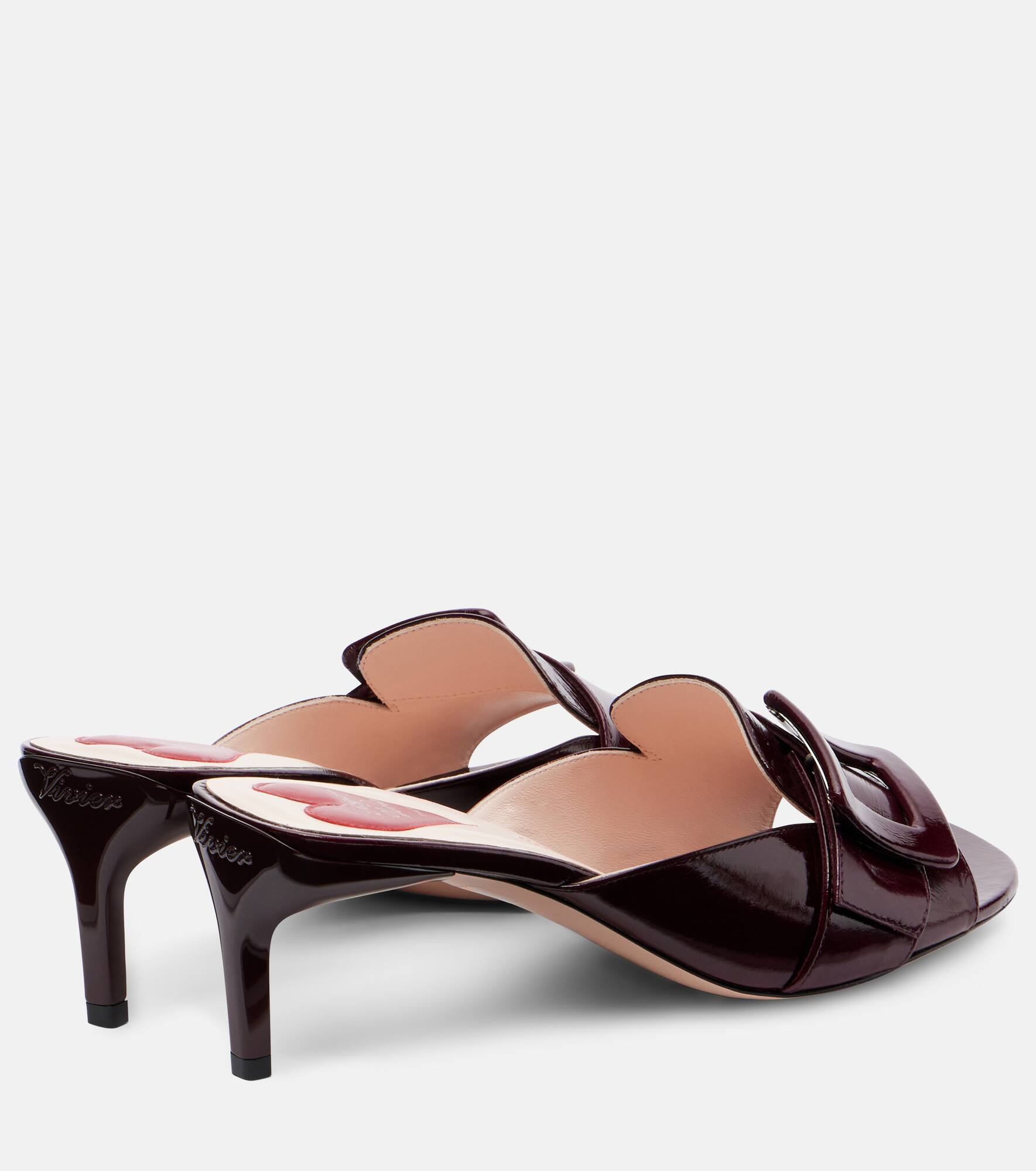 Viv' Canard 55 leather mules - 2