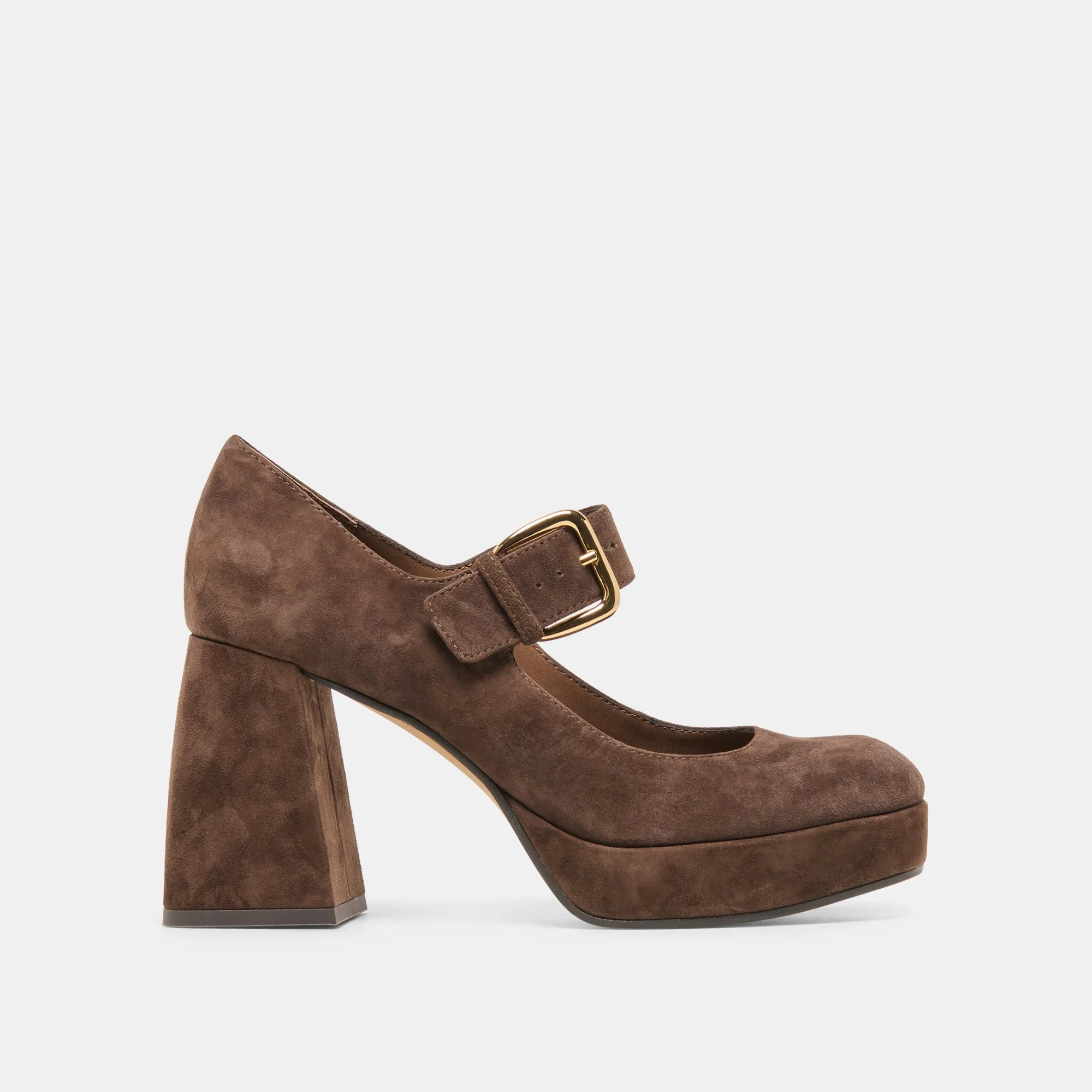 ULTRA HEELS DK BROWN SUEDE - 1