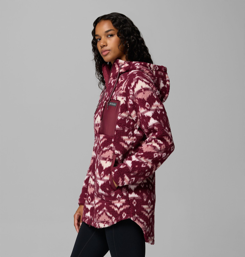 Women's Winter Warmth Printed Full Zip Hoodie 4