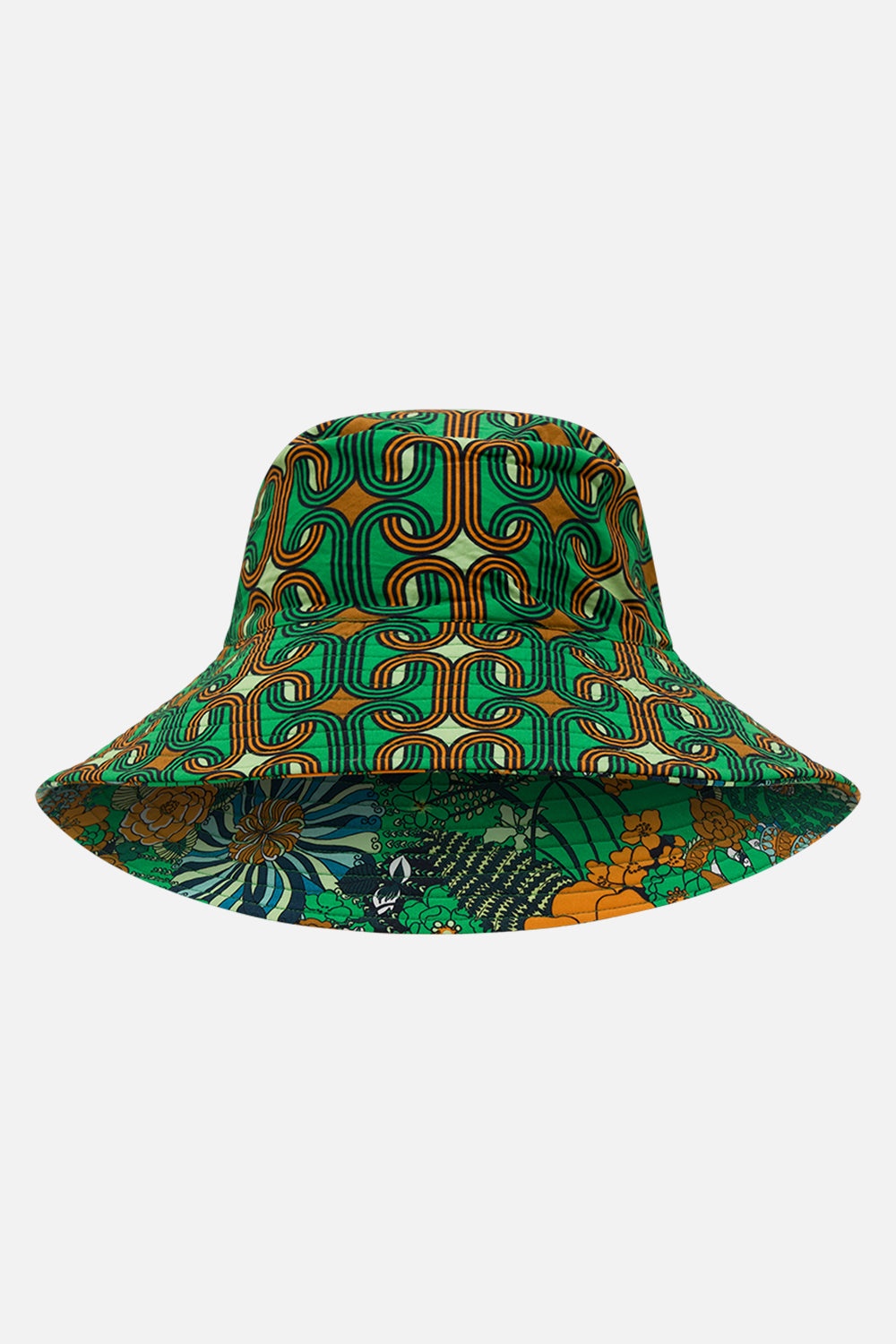 REVERSIBLE WIDE BRIM BUCKET HAT - 3