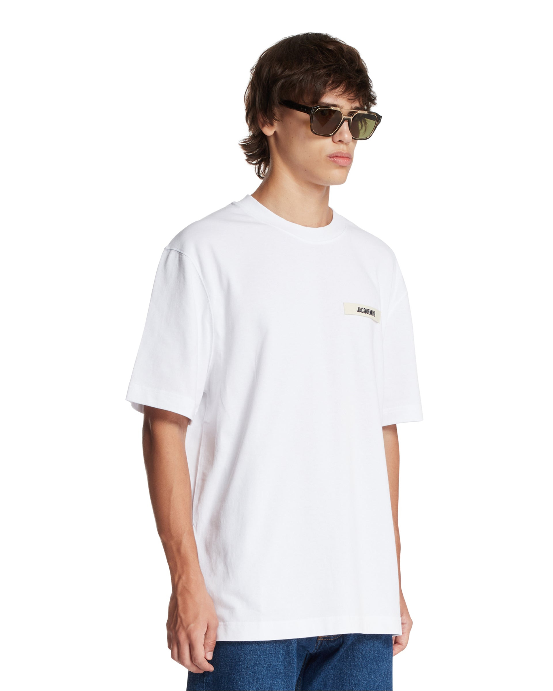 White Gros Grain T-Shirt - 4