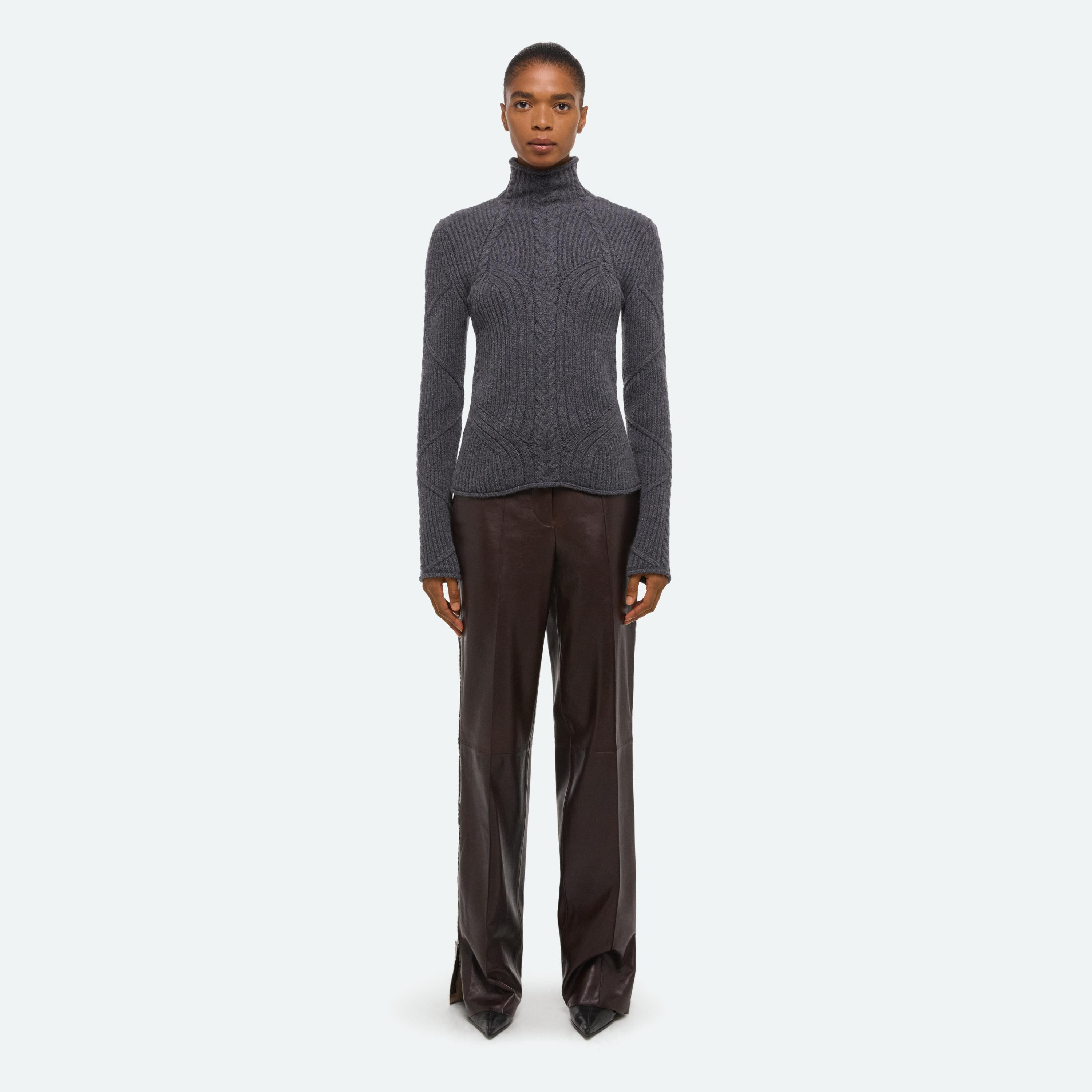 CABLE TURTLENECK - 3