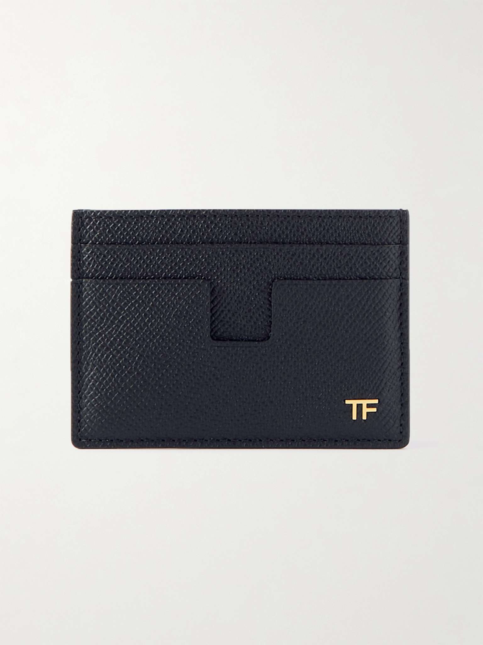 Full-Grain Leather Cardholder with Money Clip - 1