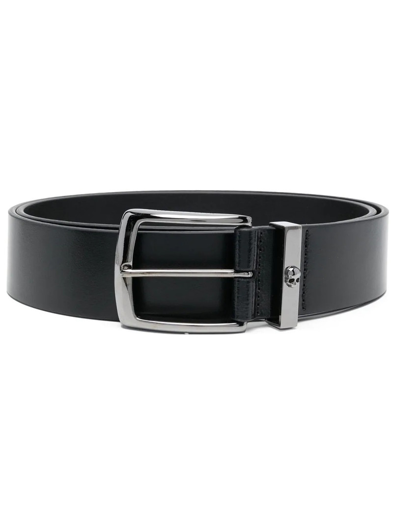 buckle-fastening leather belt 1