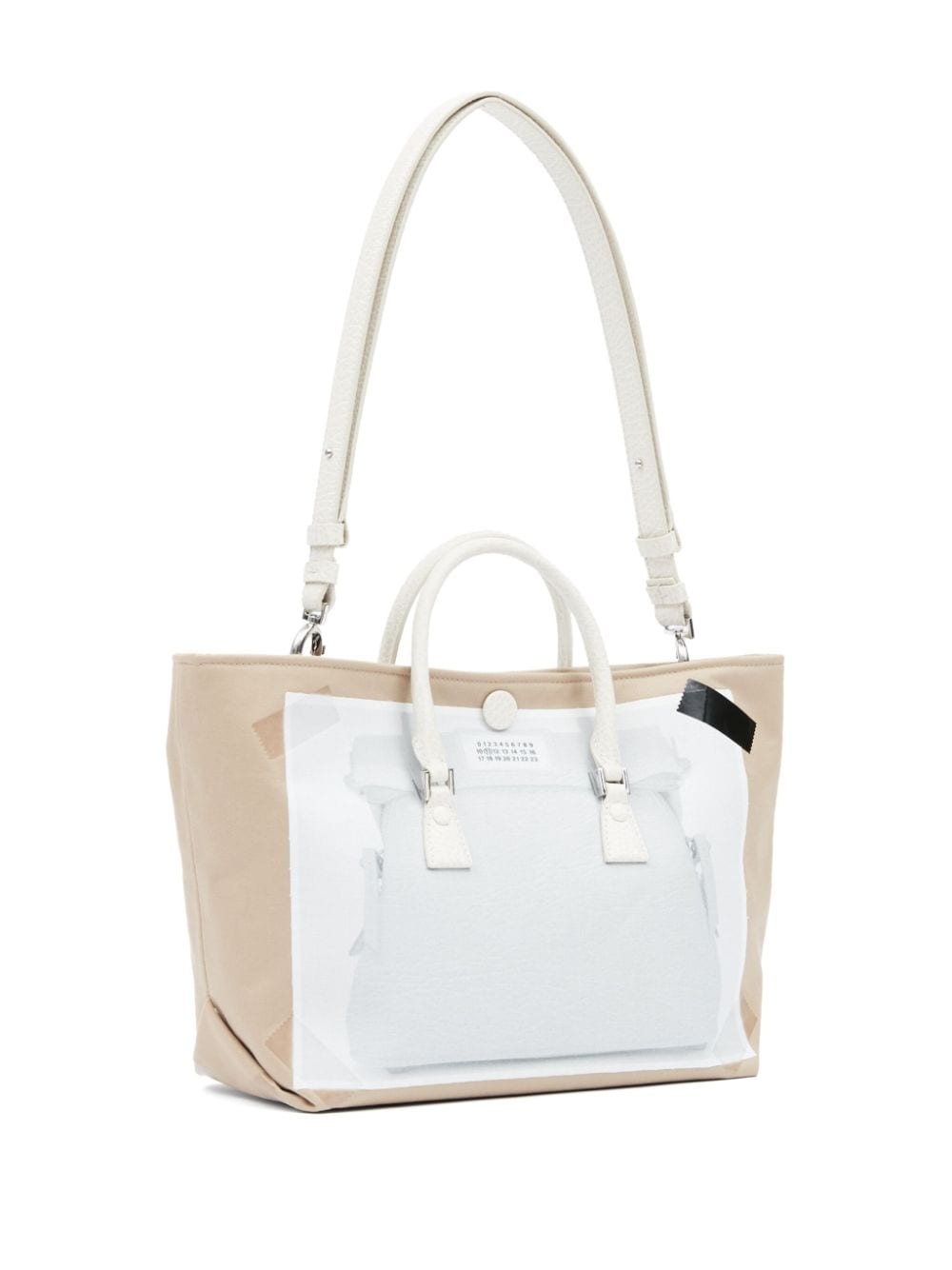 mini 5AC trompe l'oeil-print tote bag - 7