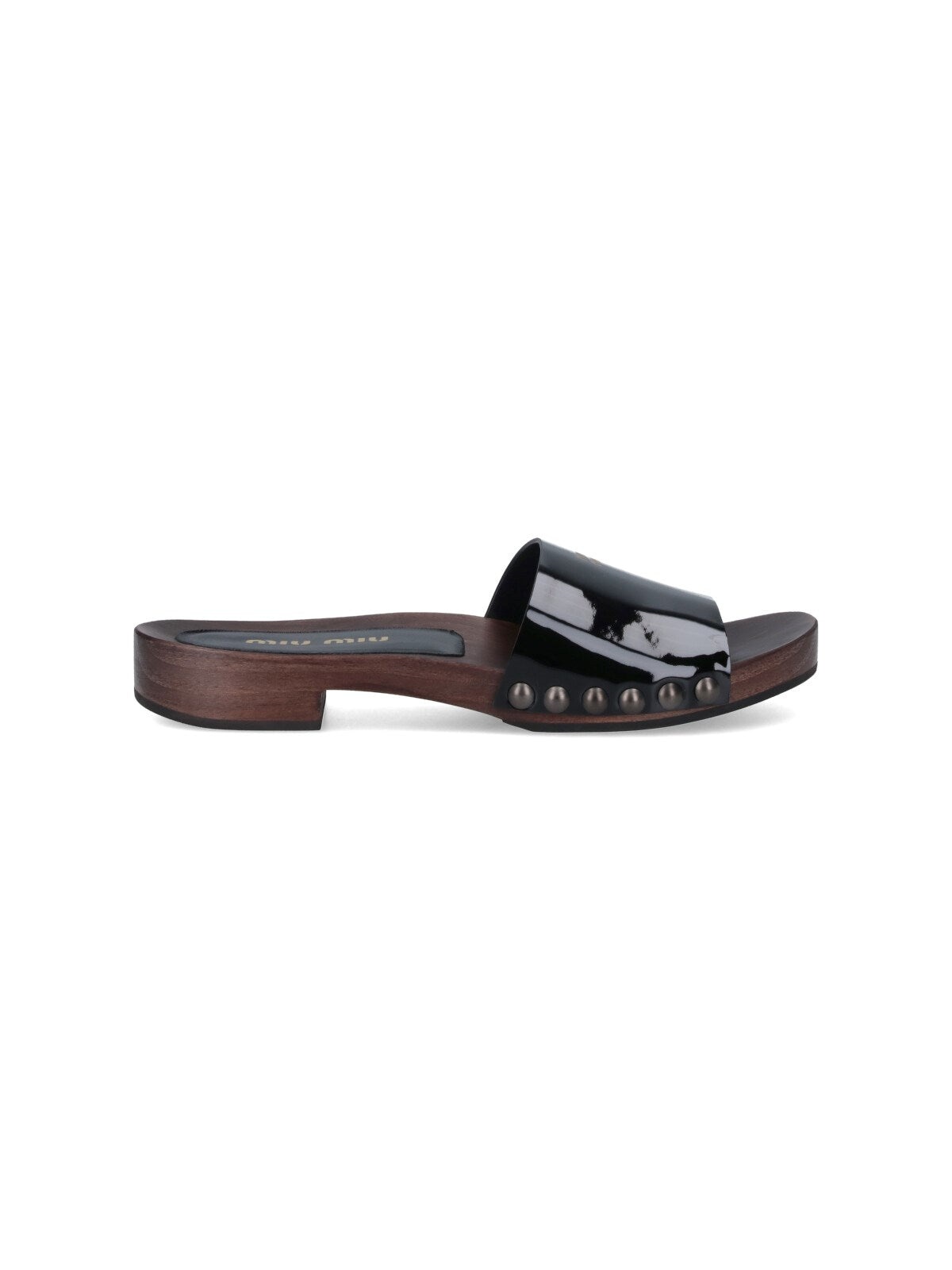 Miu Miu Women Logo Clogs - 1