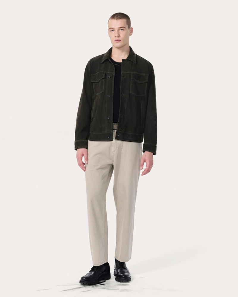 rag & bone rb Suede Trucker Jacket outlook