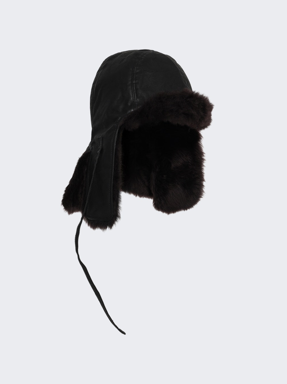 Reversible Shearling Chapka Onyx - 2