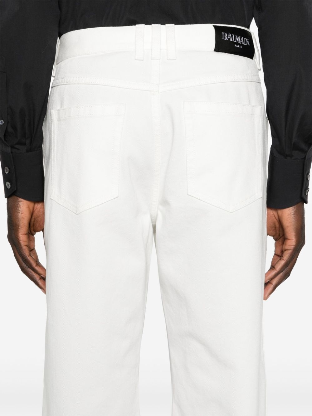 mid-rise straight jeans - 5