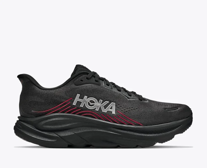 Men's Clifton 11 Shoes in Black/Pepper - 1