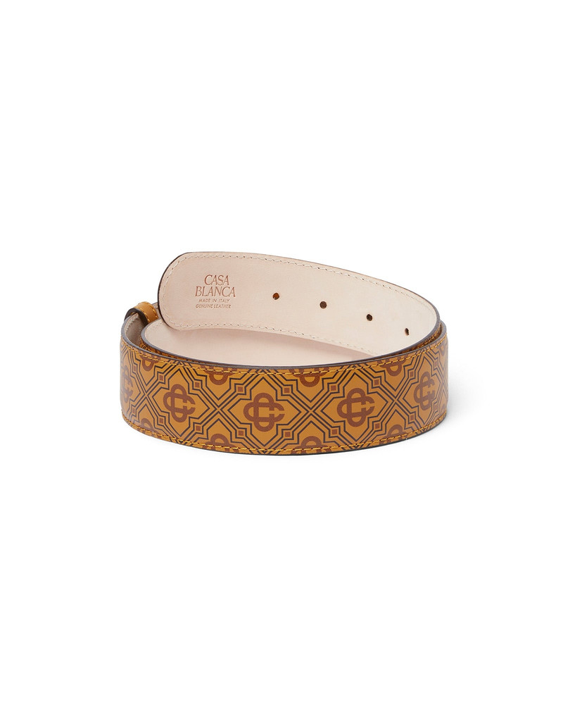 CASABLANCA Mens Monogram CC Logo Buckle Belt outlook