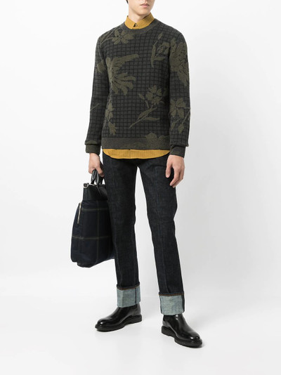 Paul Smith intarsia-knit wool-blend jumper outlook