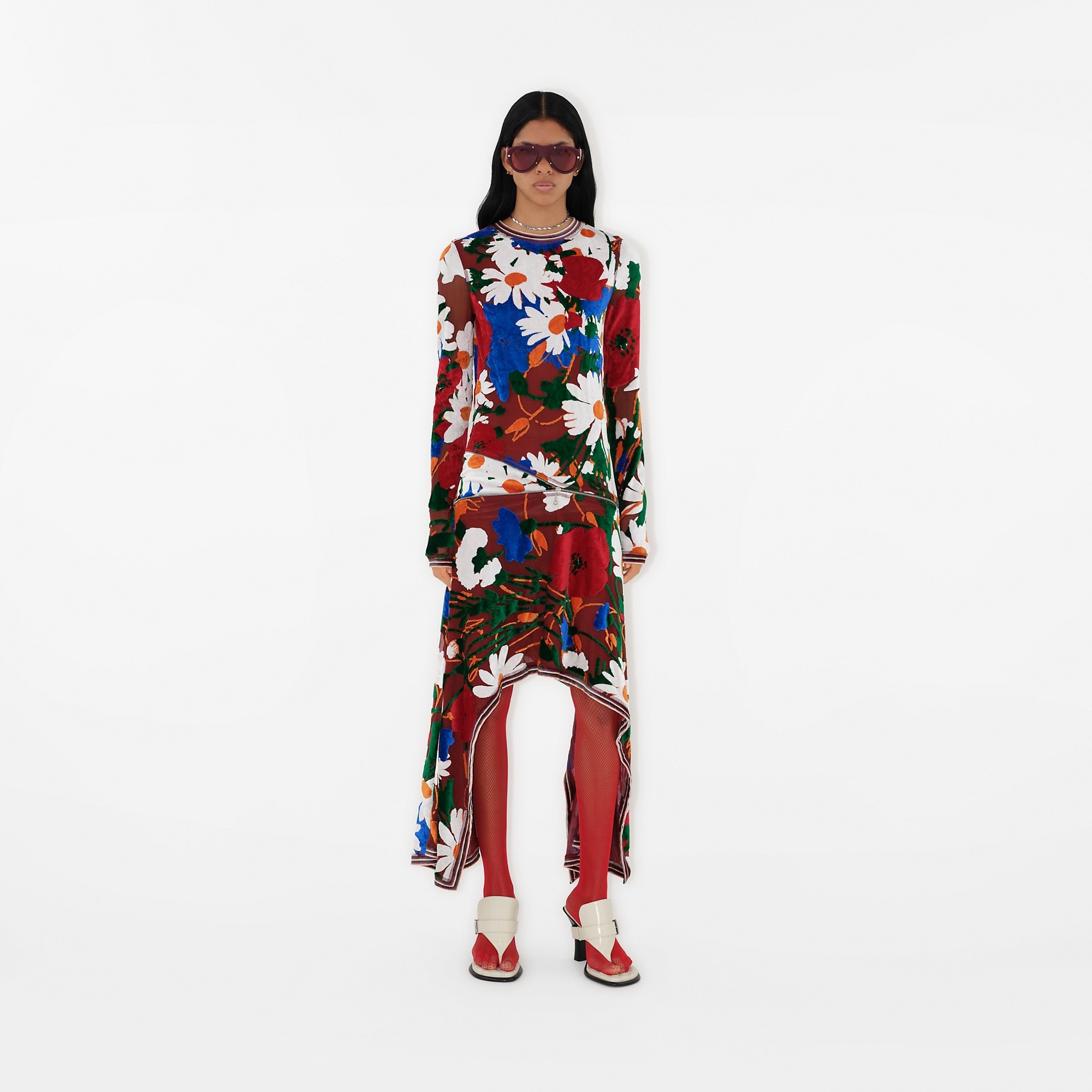 Daisy Garden Velvet Dress - 2