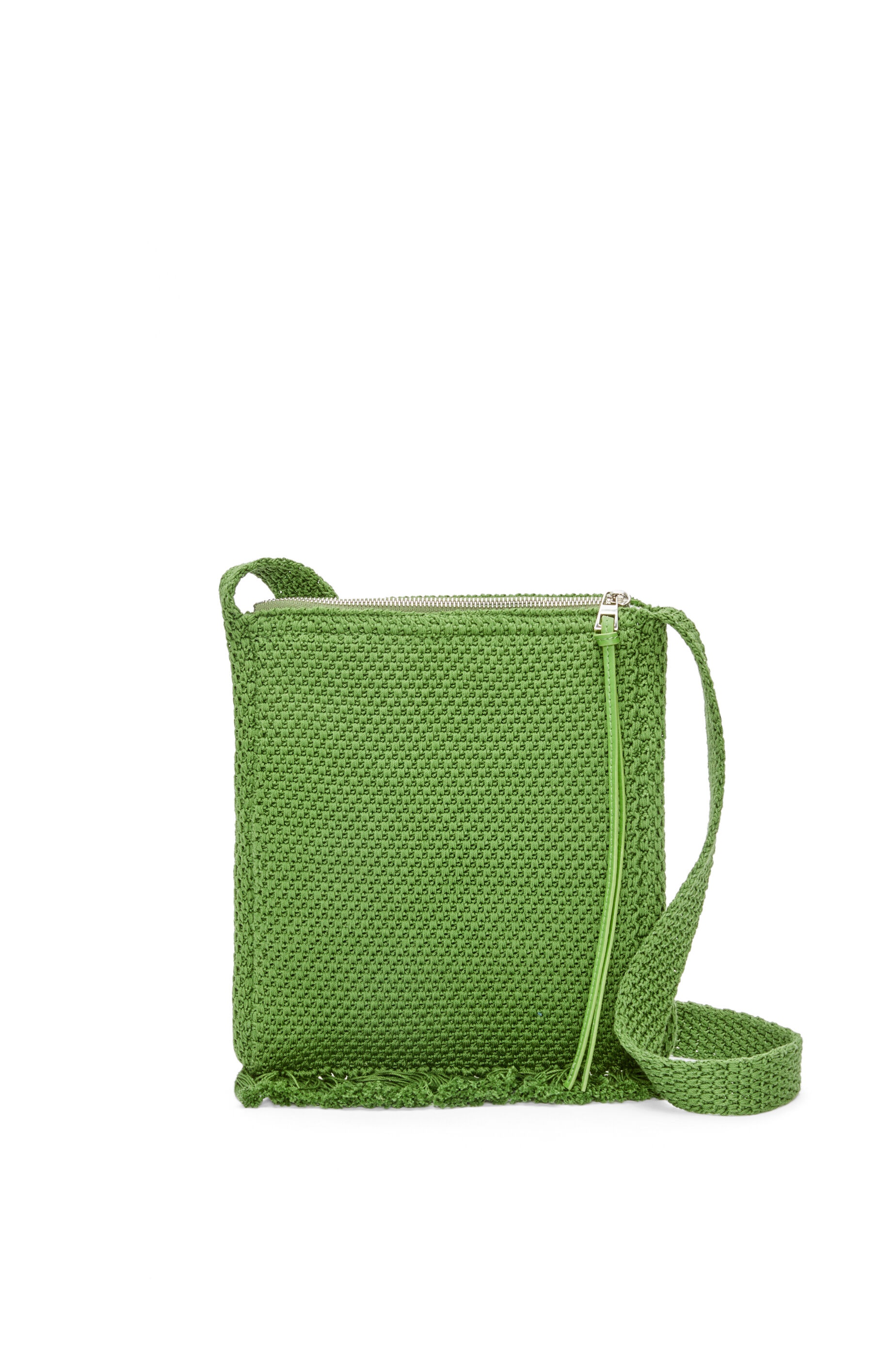 Fringes crossbody bag in organic cotton - 4