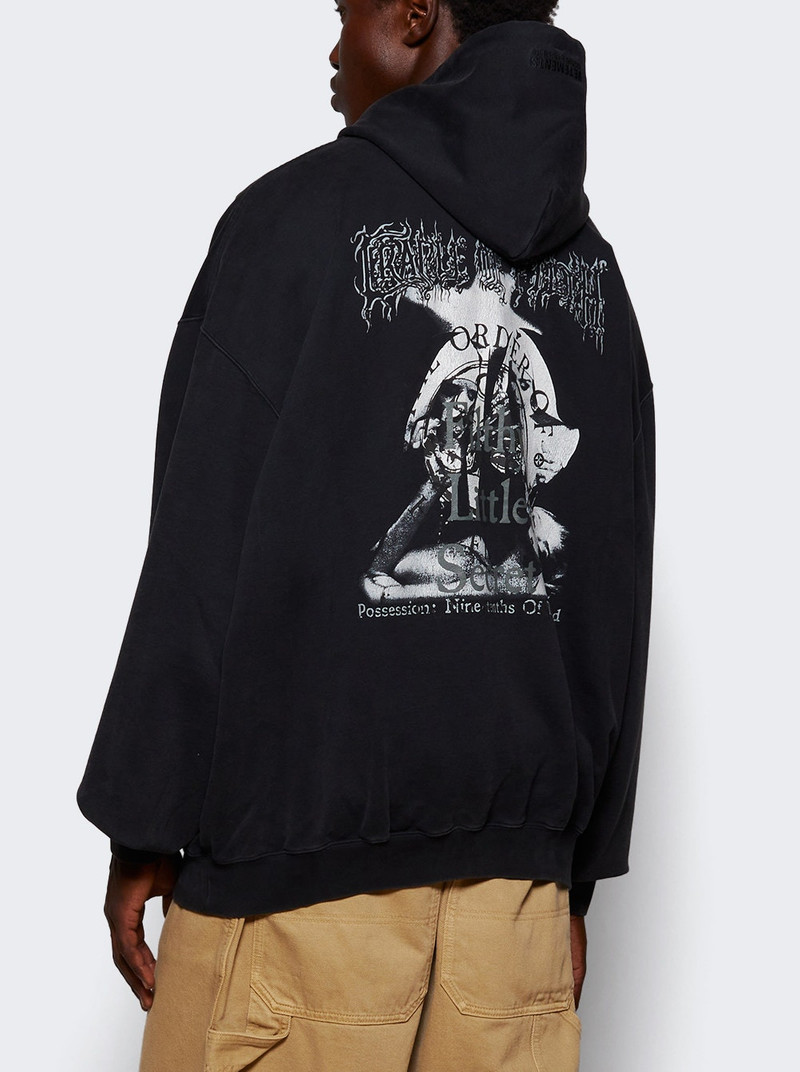 Cof Filthy Secret Oversized Hoodie Washed Black 4