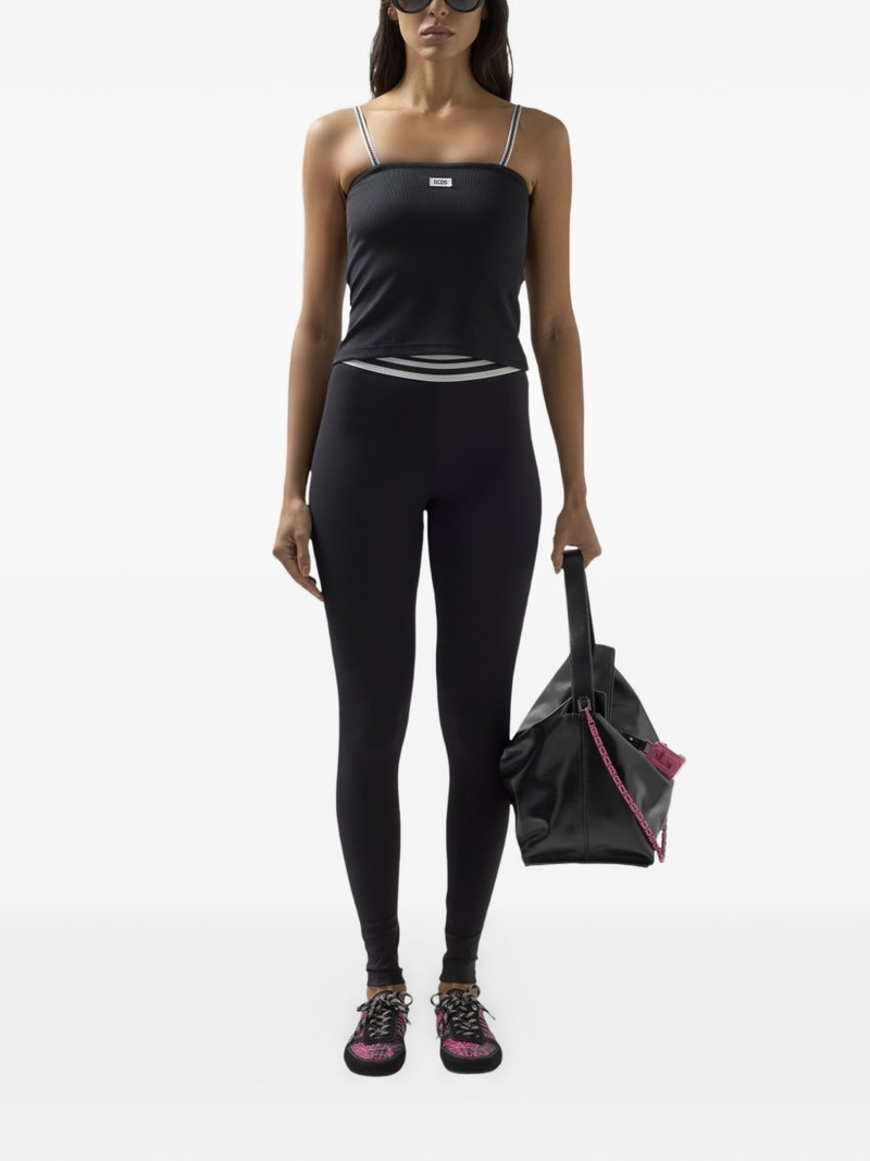 GCDS logo-patch tank top outlook