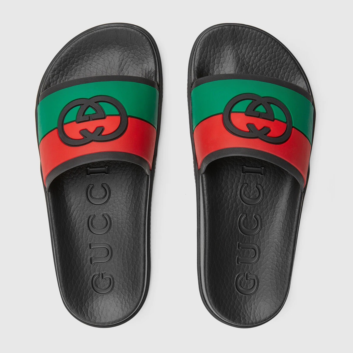 Women's Interlocking G slide sandal - 3
