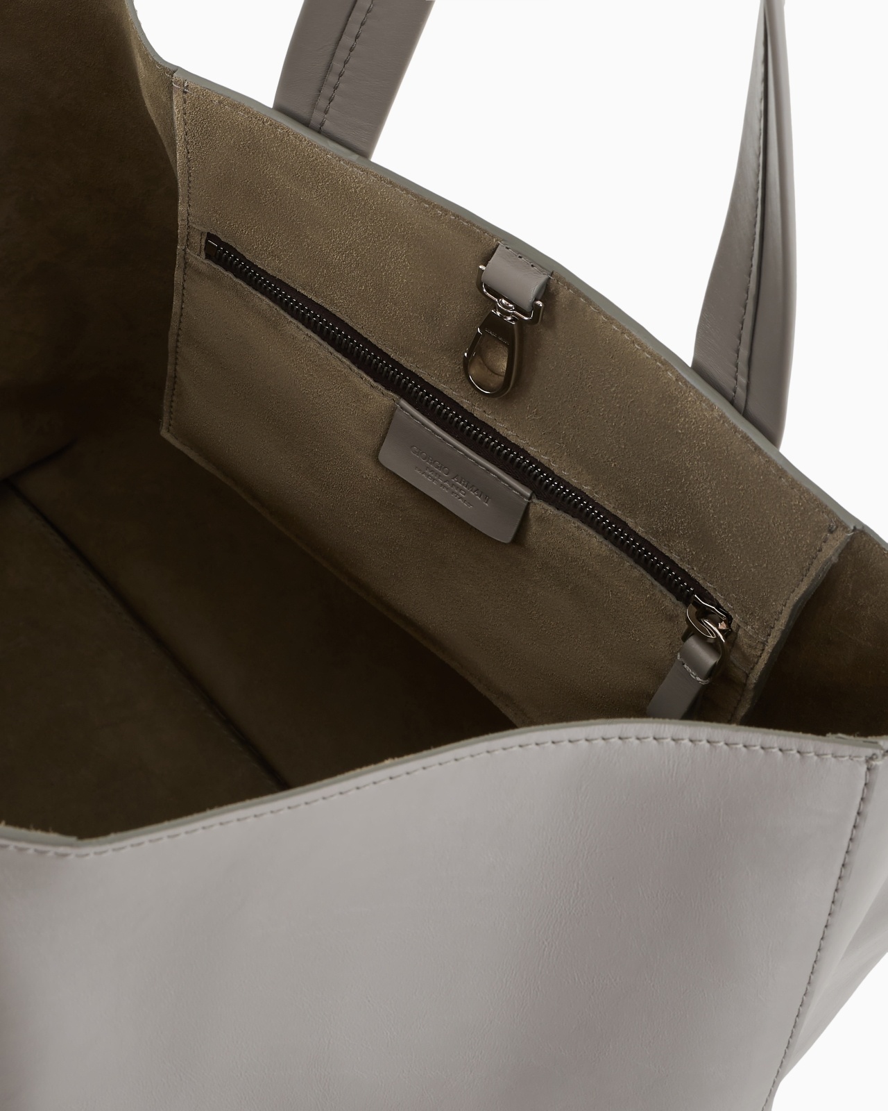 NAPPA-LEATHER AND ROPE SHOPPER BAG - 4