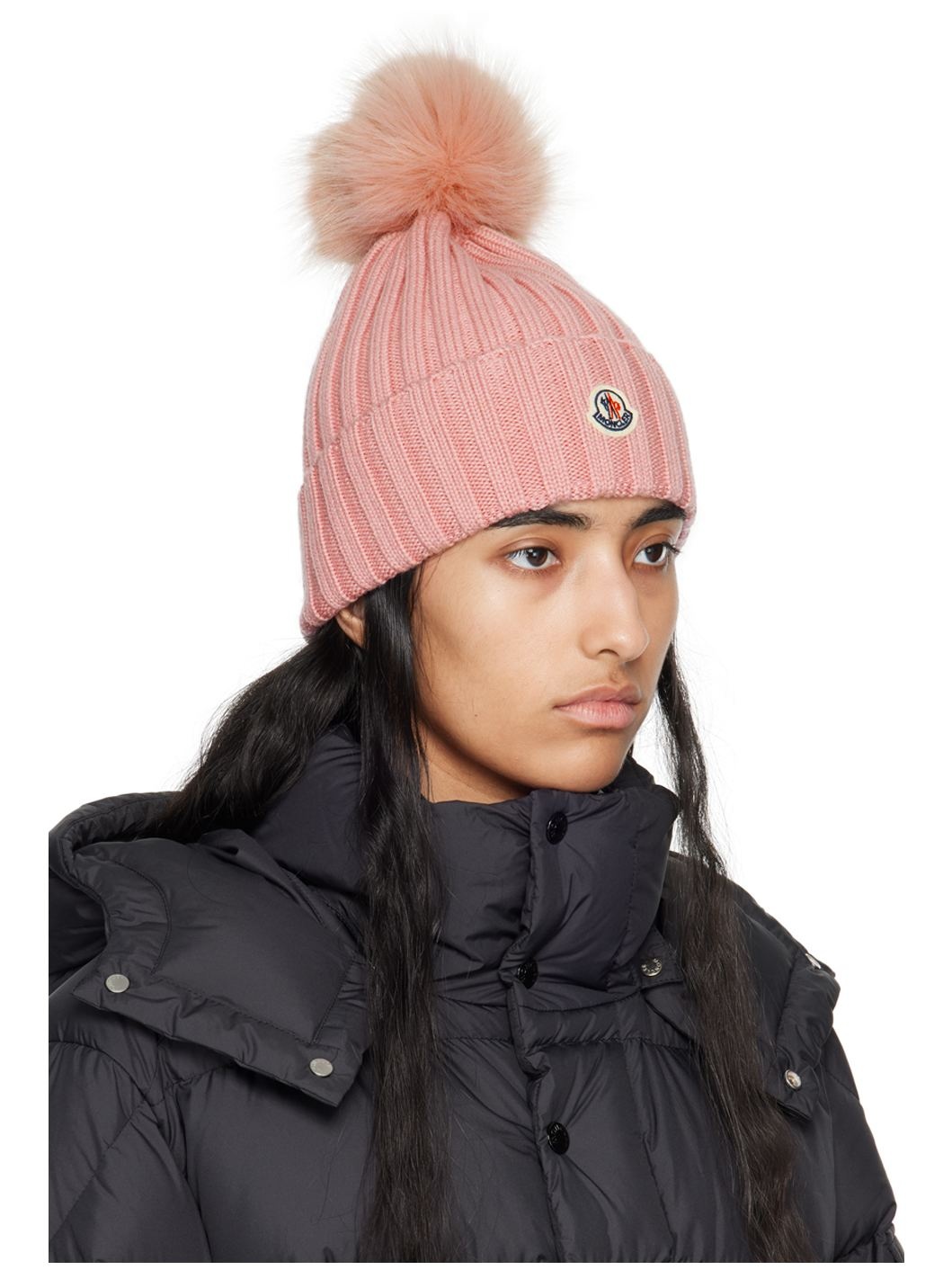 Pink Pom Pom Beanie - 2