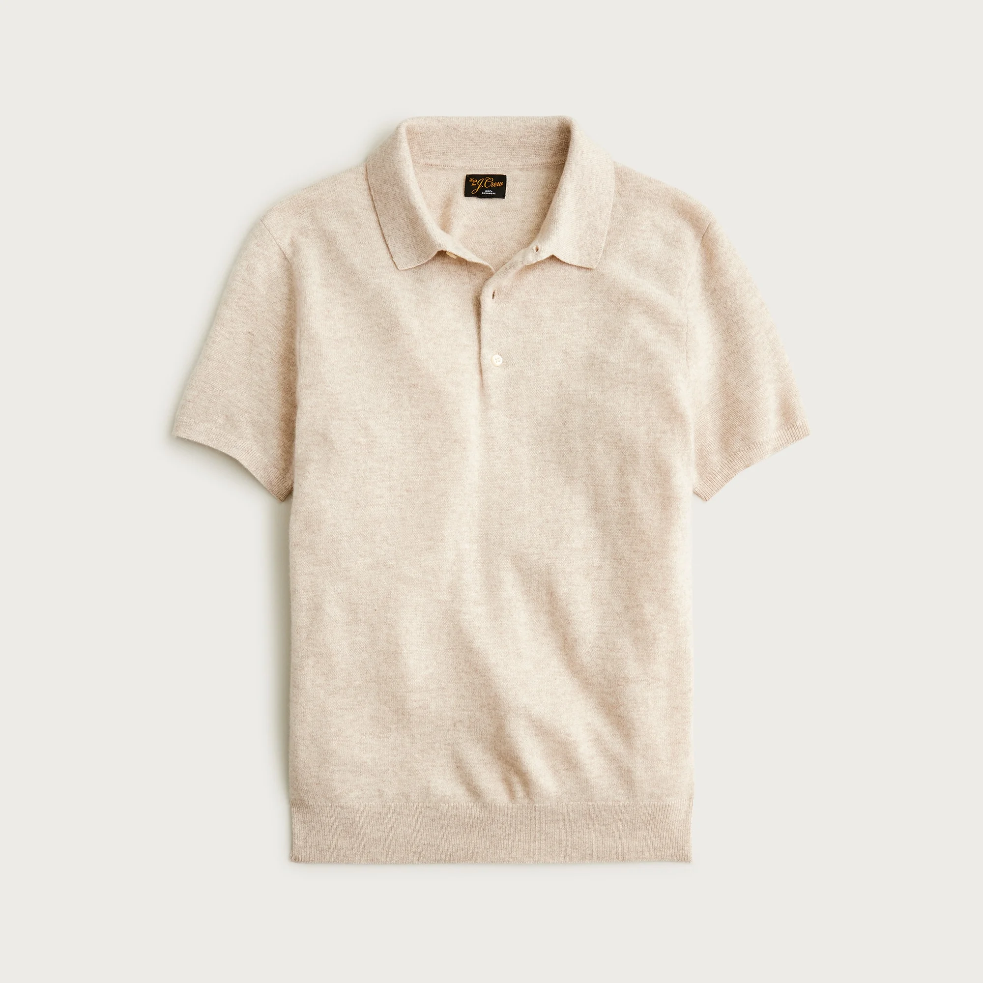 Cashmere short-sleeve sweater-polo - 1