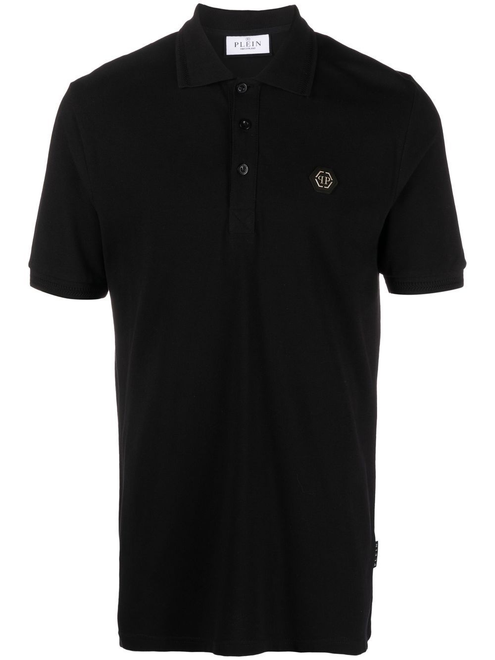 skull-print polo shirt - 1