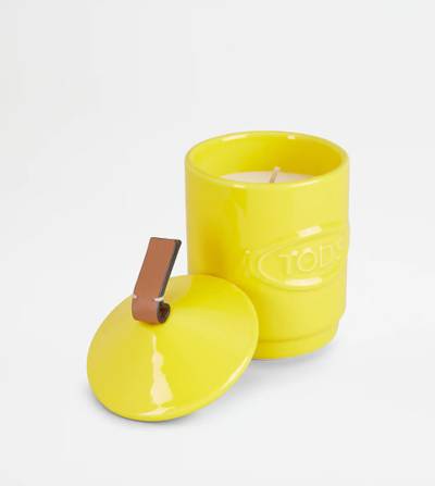 Tod's SCENTED CANDLE - YELLOW outlook