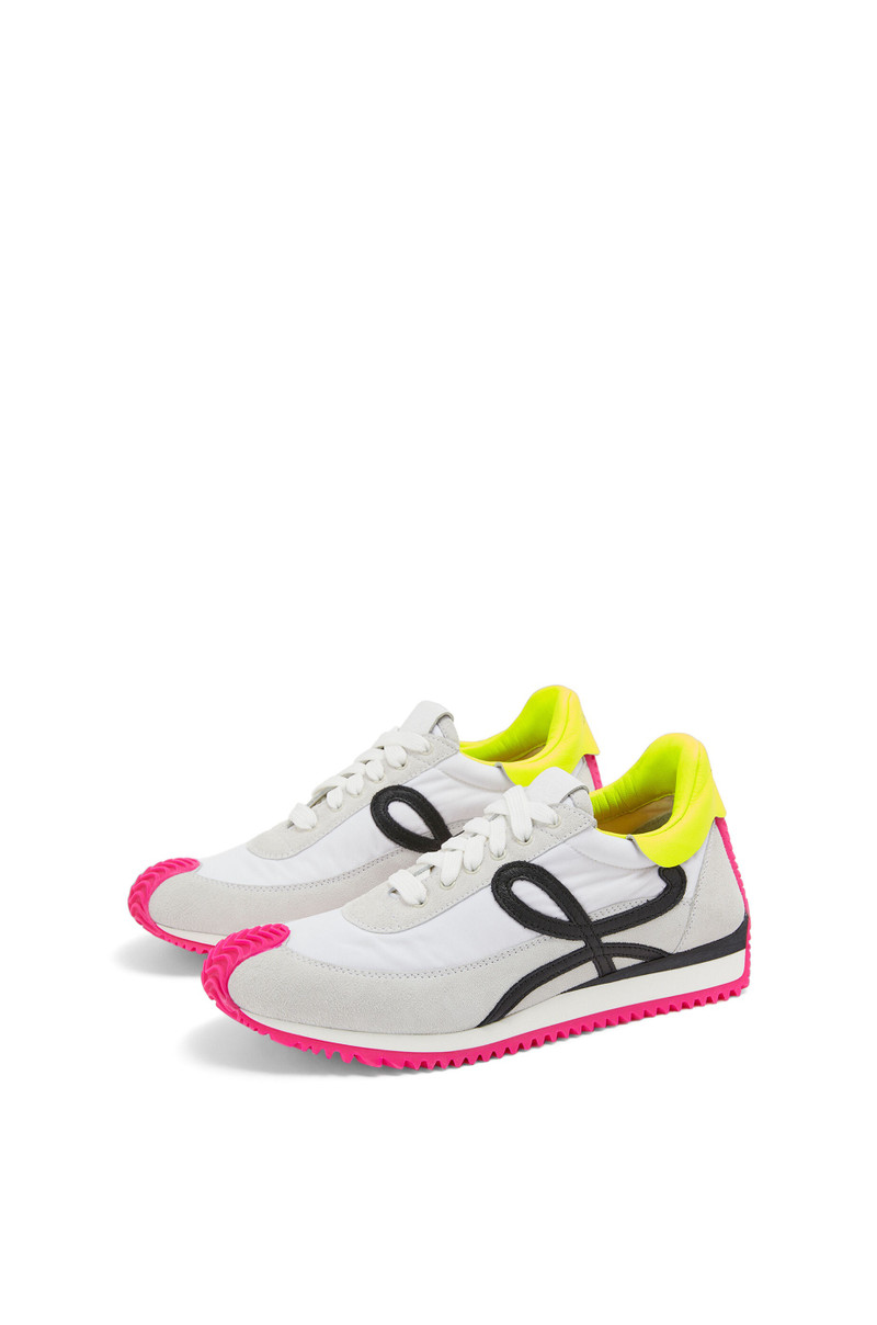 Loewe Flow runner in nylon and suede outlook
