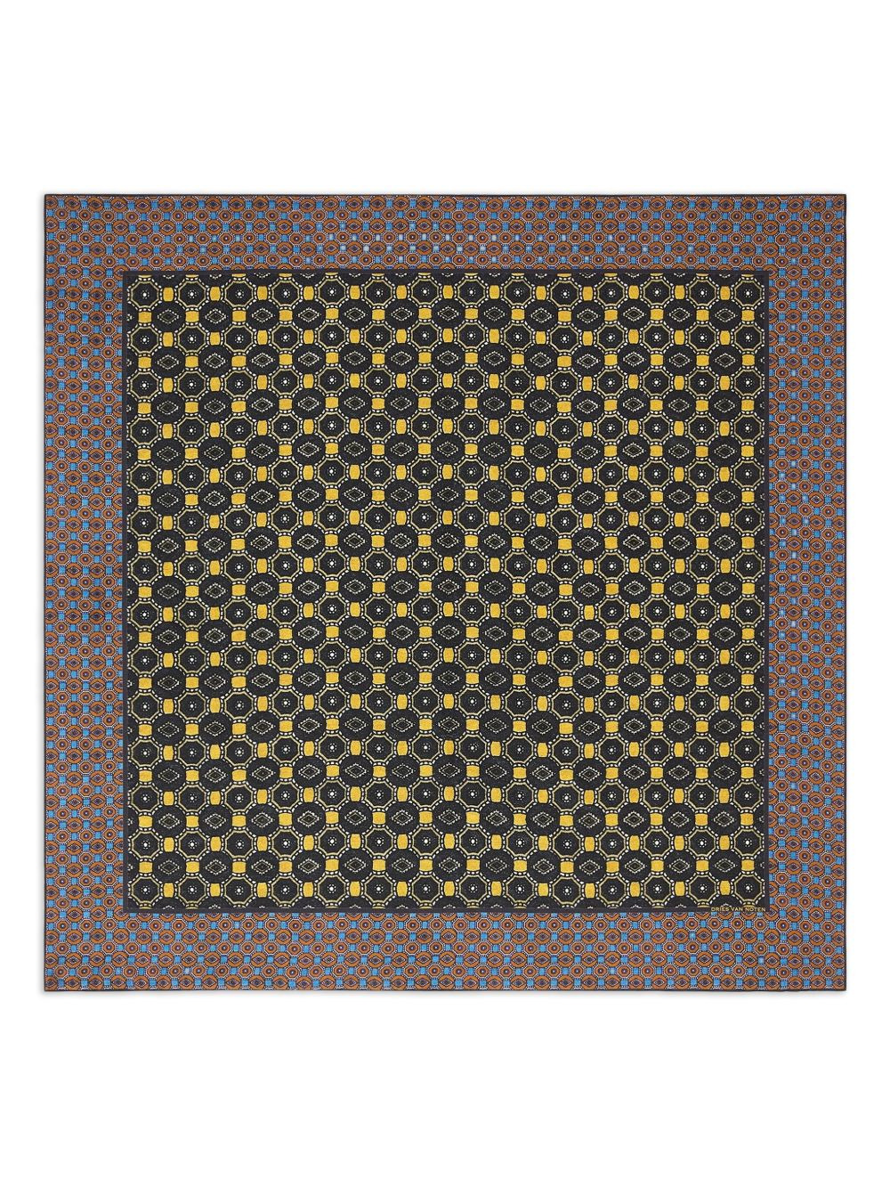 geometric-pattern scarf - 1