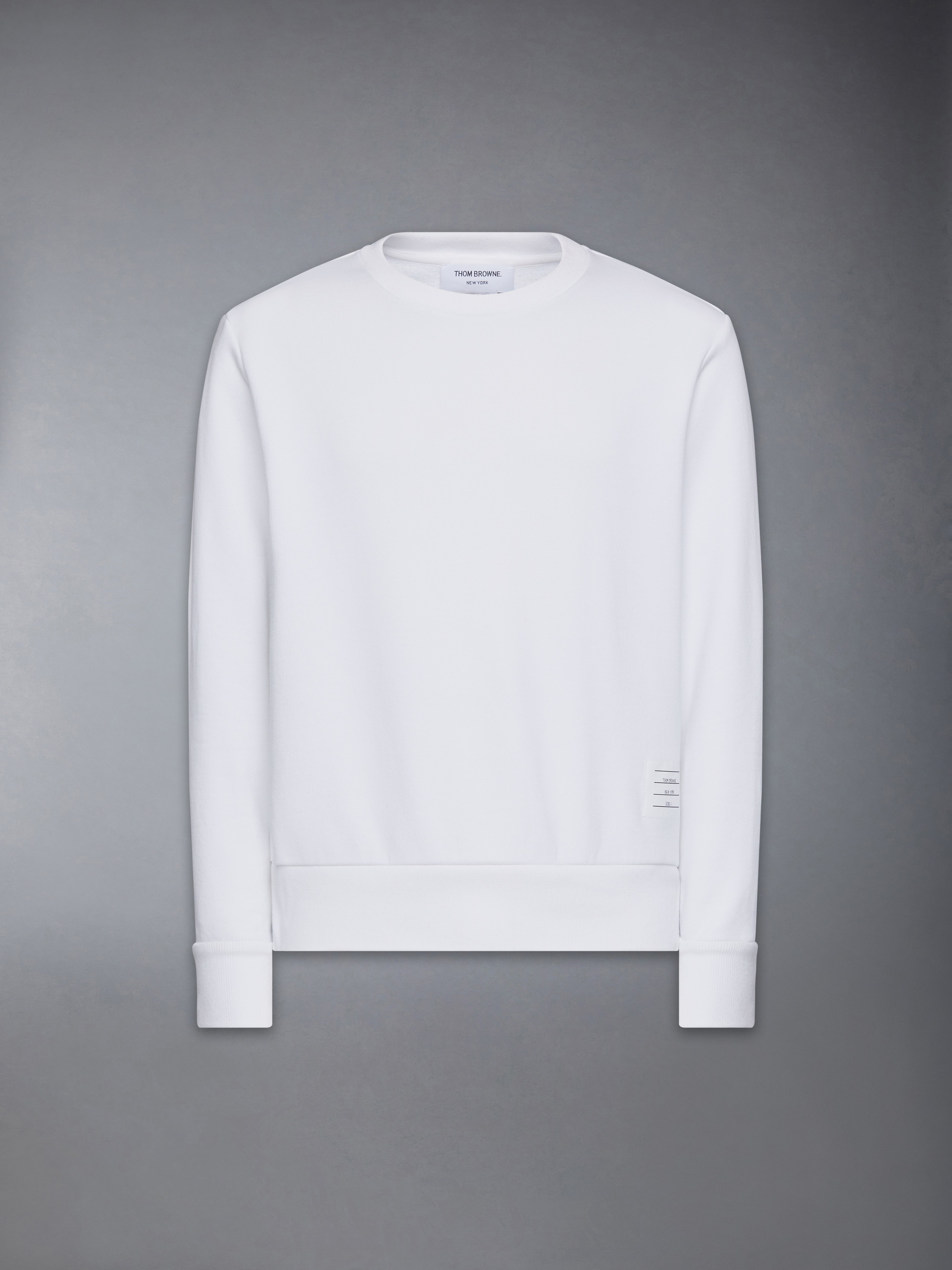 CLASSIC LOOPBACK CENTER BACK STRIPE CREWNECK PULLOVER - 8